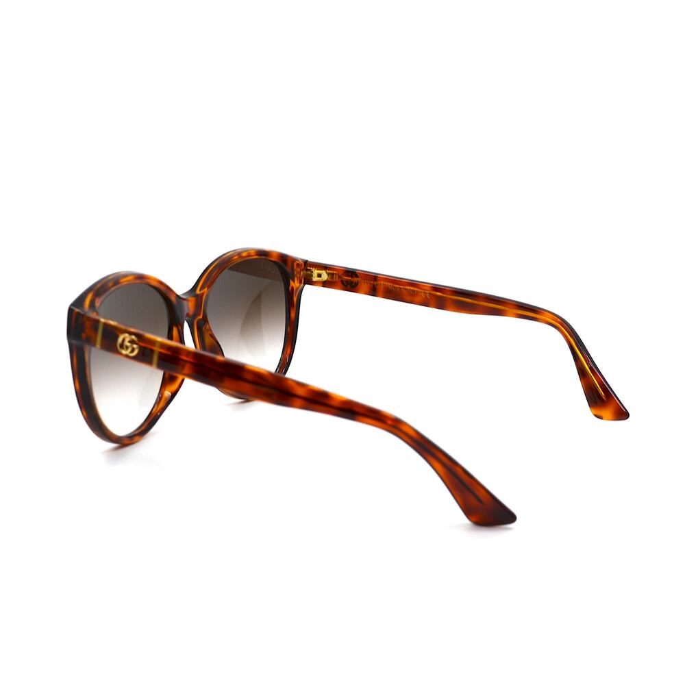 Gucci GG0631S 002 Brown Havana Authentic Gradient Round Women's Sunglasses - Picture 7 of 15
